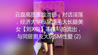 云盘高质露脸泄密，对话淫荡，经济大学极品重毛大长腿美女【刘X桐】不雅私拍流出，与同居男友大玩SM性爱 (2)