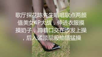 歌厅探花陈先生唱唱歌点两颜值美女4P大战，伸进衣服摸摸奶子，蹲着口交在沙发上操，后入孟顶屁股抽插猛操